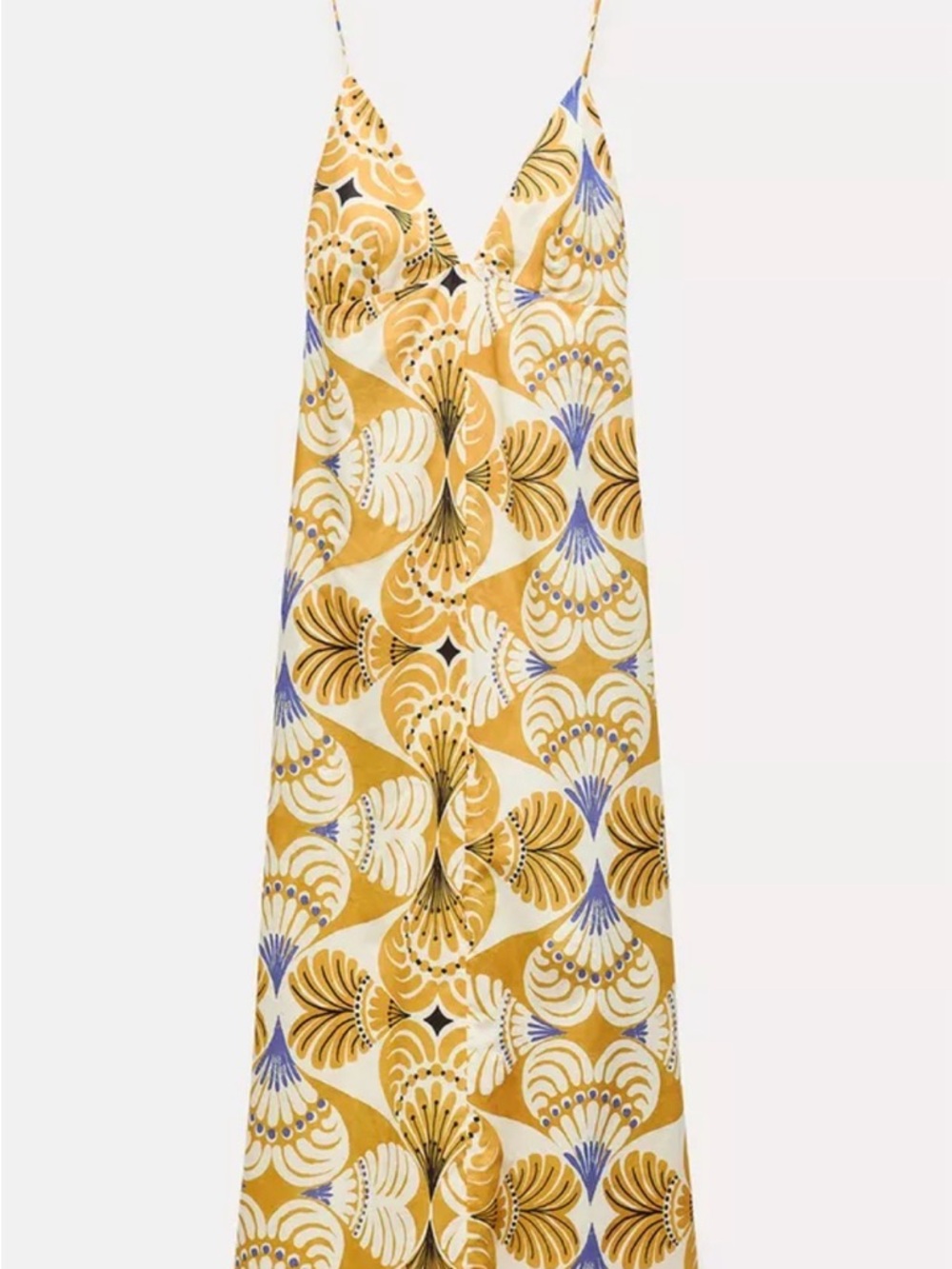 Zara Flowy Printed Midi Dress – Size M – Like New - Picture 4 of 5